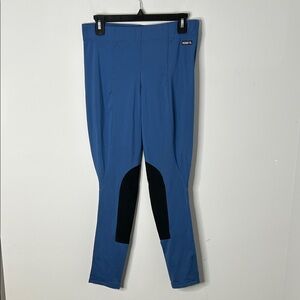 Kerrits Flow Rise Knee Patch Blue Performance Equestrian Tight